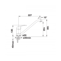 Bateria Blanco DARAS-F chrom 521 751